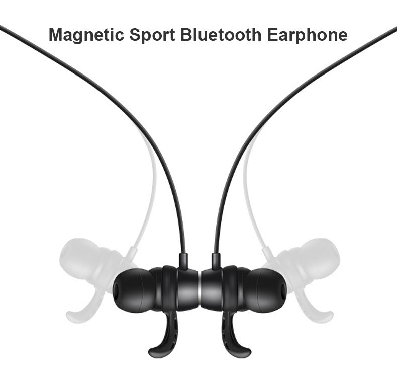 Fone de ouvido Bluetooth estéreo magnético sem fio