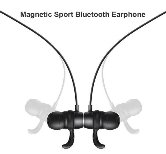 Fone de ouvido Bluetooth estéreo magnético sem fio