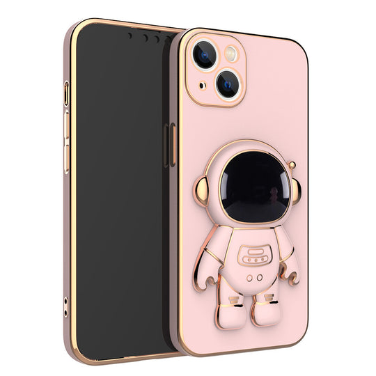 Capa de telefone 3D Astronauta Anti-Dop Galvanoplastia Suporte