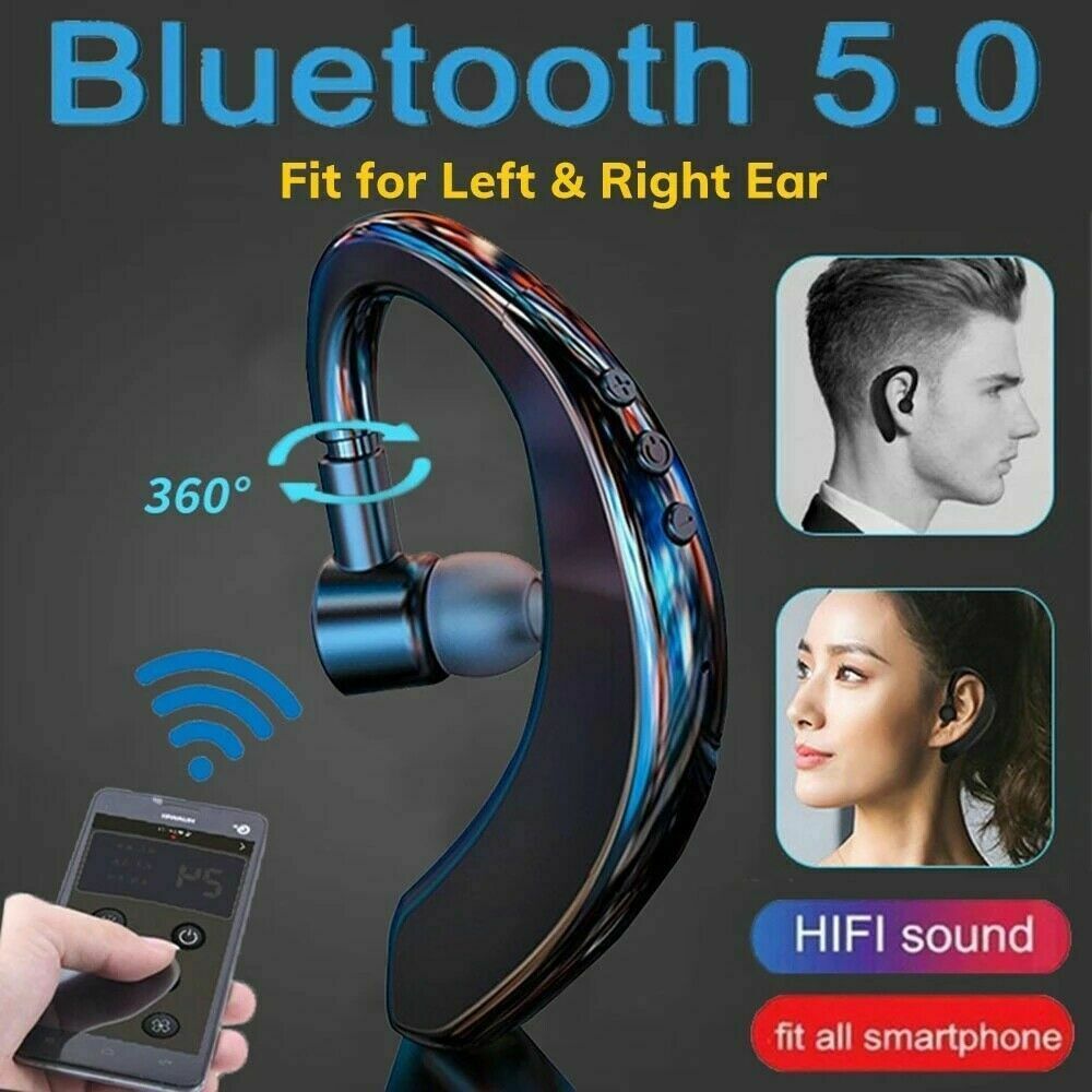 Fone de ouvido Bluetooth 5.0 para motoristas de caminhão sem fio Fones de ouvido com cancelamento de ruído